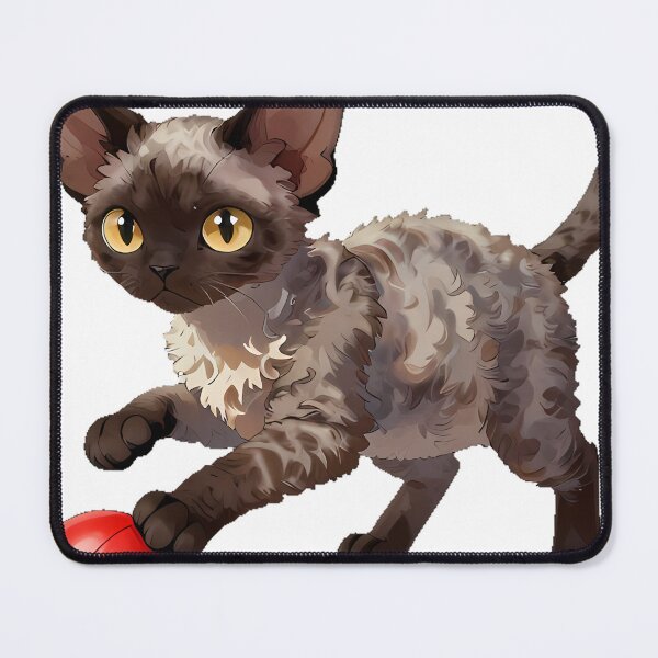 Item preview, Devon Rex with Bell Ball designed and sold by pumsquare.