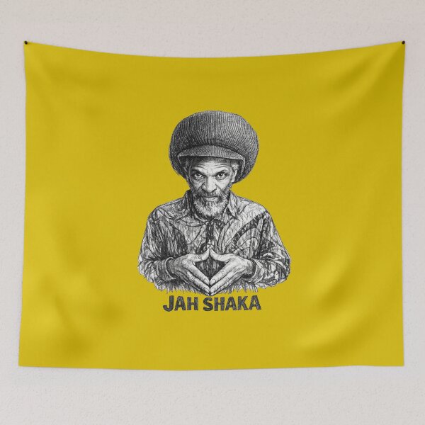 Item preview, Jah Shaka – Pencil Sketch Tribute designed and sold by MAMPYBASS.
