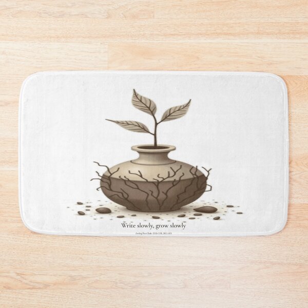 Item preview, Write Slowly, Grow Slowly — Inkwell Botanical Art designed and sold by Art&Fun.