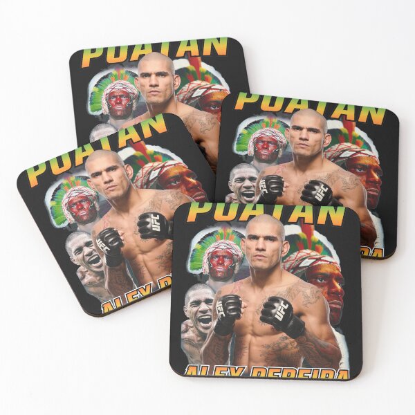Item preview, Poatan Alex Pereira Vintage Brazil Fighter designed and sold by Inkirra.