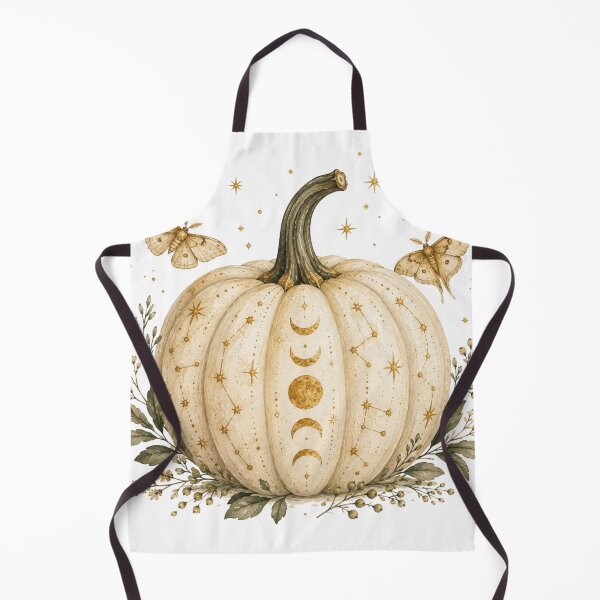 Item preview, Celestial Pumpkin Mystical Halloween Art designed and sold by DreamelleStudio.