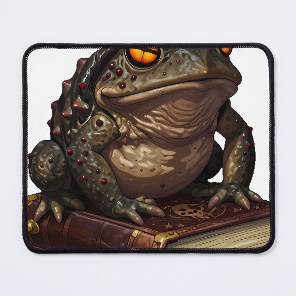 Item preview, Gothic Toad with Grimoire designed and sold by IllumeInk.