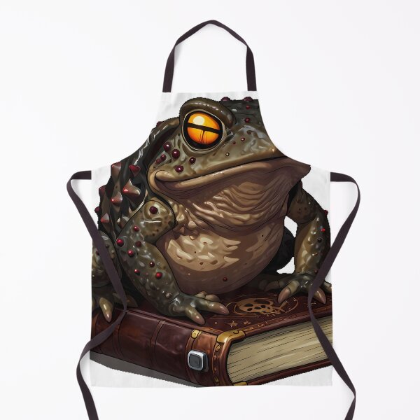 Item preview, Gothic Toad with Grimoire designed and sold by IllumeInk.
