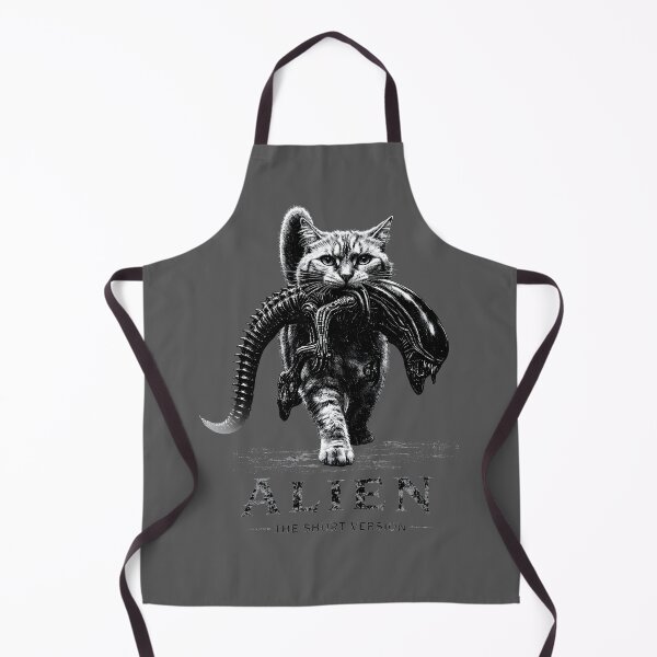 Item preview, Alien The Short Version Cat Shirt, Funny Sci-Fi Horror Parody Graphic Tee, Vintage Xenomorph Cat Gift, Comfort Colors designed and sold by Xtusdior.