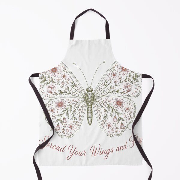 Item preview, Spread Your Wings And Fly Floral Butterfly Art designed and sold by Hearth & Hollow.