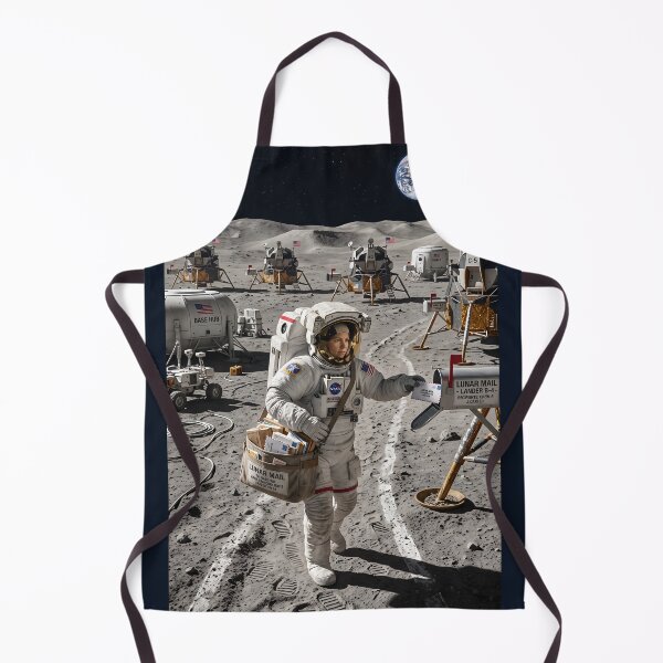 Item preview, Lunar mail astronaut delivering mail. designed and sold by WiseBow.