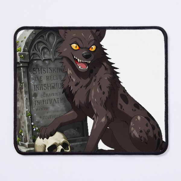 Item preview, Gothic Hyena with Tombstone designed and sold by IllumeInk.