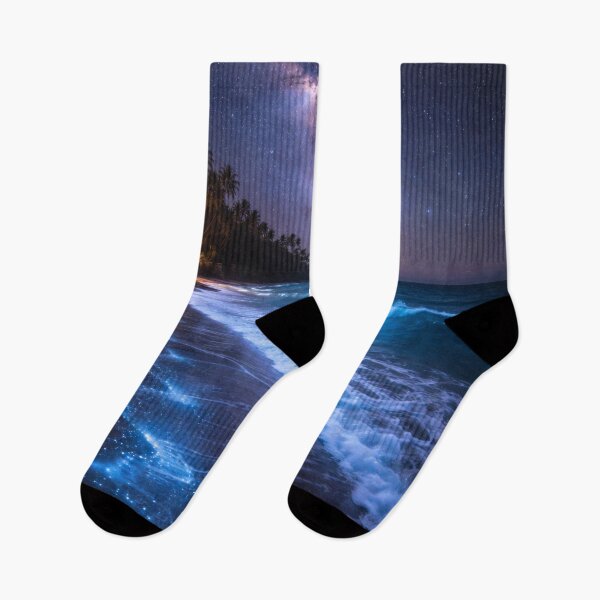 Item preview, Milky Way Over Tropical Beach at Night designed and sold by Yomere.