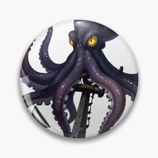 Item preview, Gothic Octopus with Rusted Anchor designed and sold by IllumeInk.