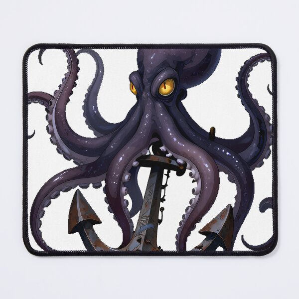 Item preview, Gothic Octopus with Rusted Anchor designed and sold by IllumeInk.