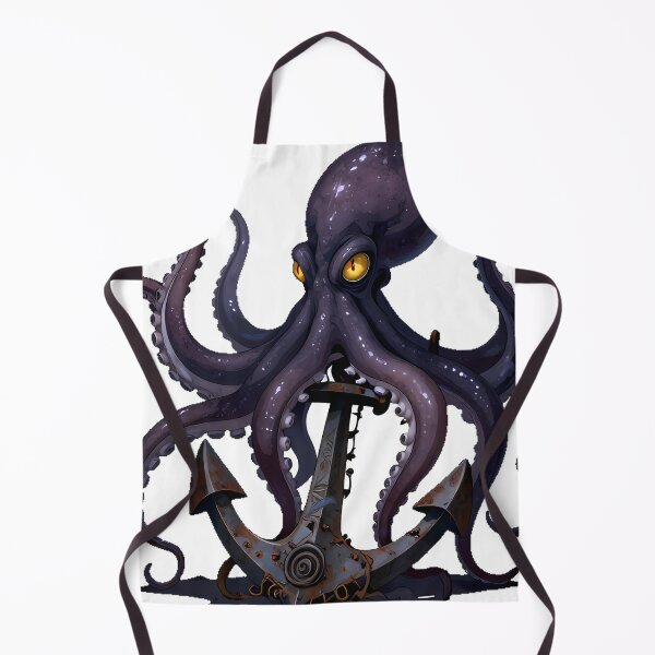 Item preview, Gothic Octopus with Rusted Anchor designed and sold by IllumeInk.