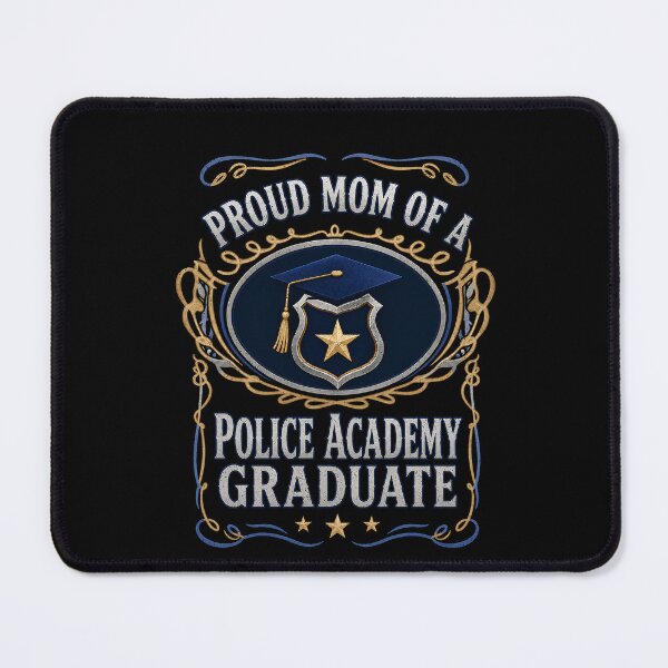 Item preview, Proud Mom of a Police Academy Graduate Law Enforcement Family designed and sold by THREE LITTLE BEANS.