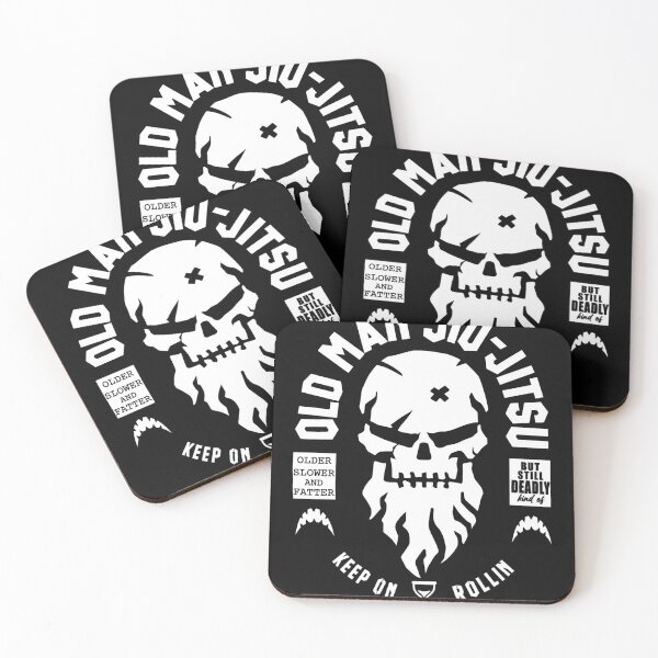 Item preview, Old Man Jiu-Jitsu Bearded Skull Grappling designed and sold by Inkirra.