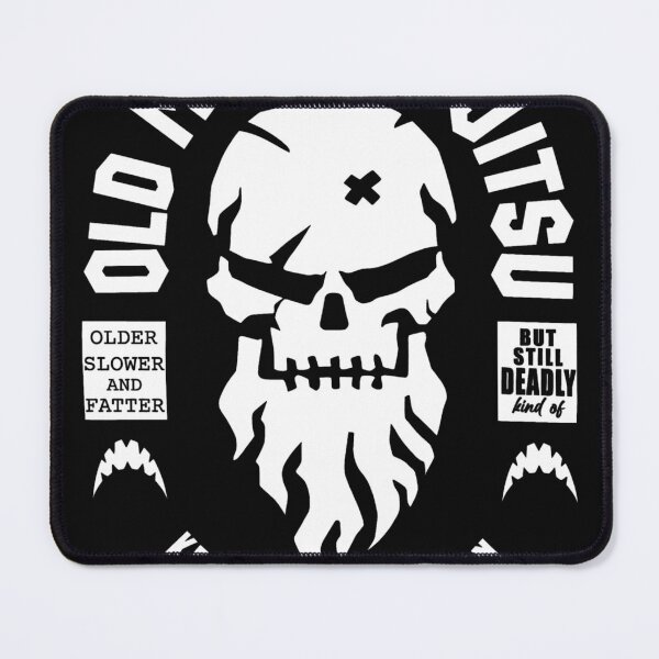 Item preview, Old Man Jiu-Jitsu Bearded Skull Grappling designed and sold by Inkirra.