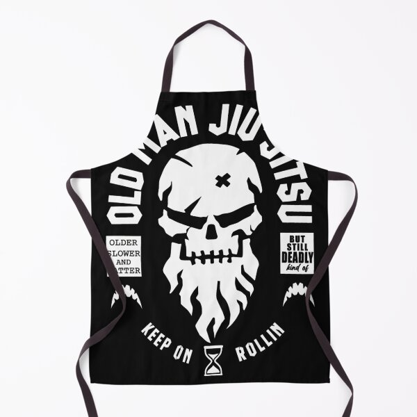 Item preview, Old Man Jiu-Jitsu Bearded Skull Grappling designed and sold by Inkirra.