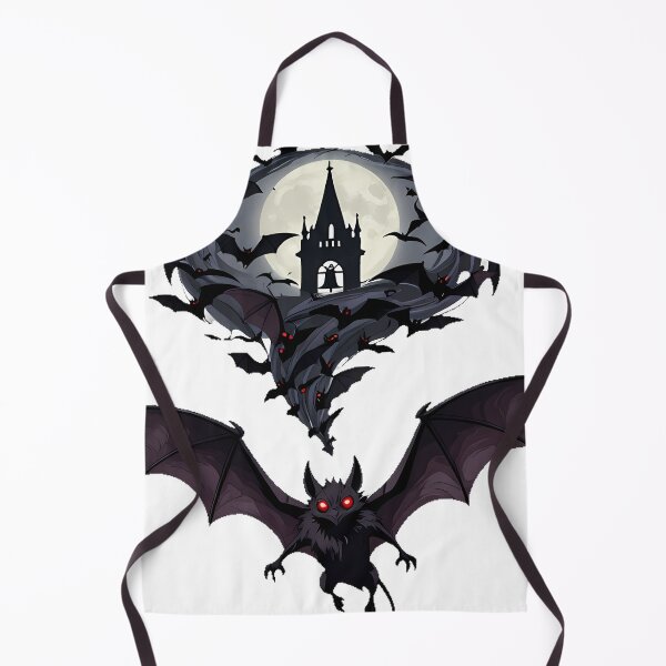Item preview, Gothic Bat Swarm with Bell Tower designed and sold by IllumeInk.
