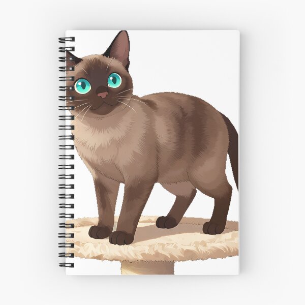 Item preview, Tonkinese with Cat Tower designed and sold by pumsquare.