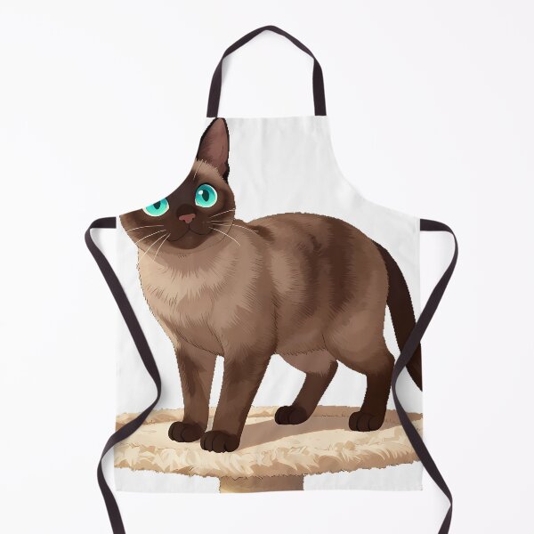 Item preview, Tonkinese with Cat Tower designed and sold by pumsquare.