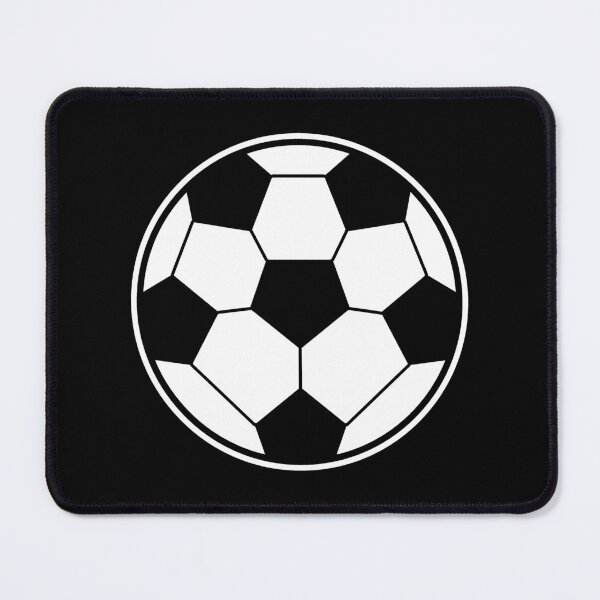 Item preview, Minimalist White Soccer Ball Shape Football Sports Graphic designed and sold by pattern-archive.
