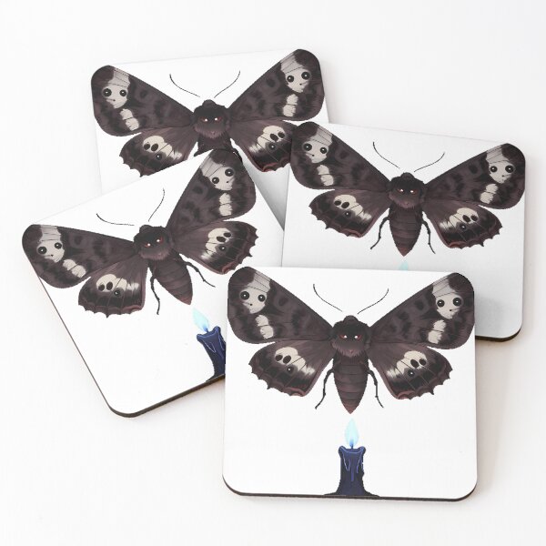 Item preview, Gothic Moth with Candle Flame designed and sold by IllumeInk.