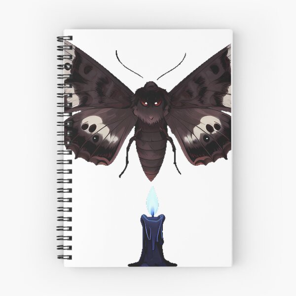 Item preview, Gothic Moth with Candle Flame designed and sold by IllumeInk.