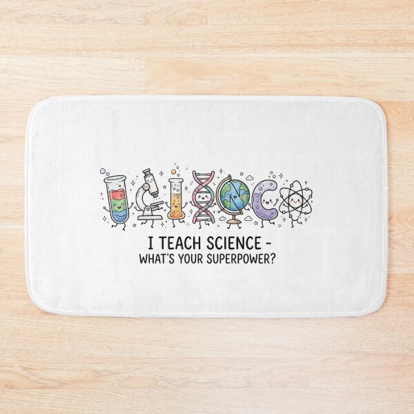 Item preview, Funny Science Teacher Shirt Teach Science What's Your Superpower? Cute Kawaii Lab designed and sold by Yellowriversss.
