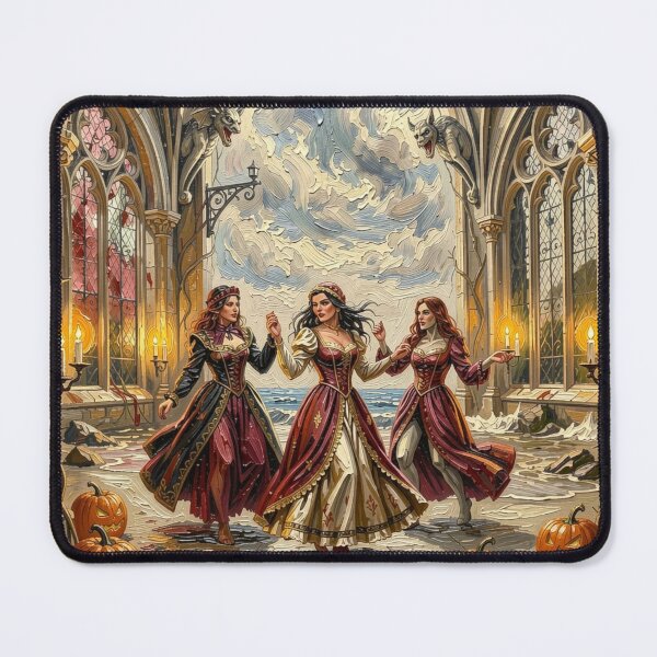 Item preview, Impasto Fantasy Cathedral Ritual Portrait designed and sold by FotoworldEdel.