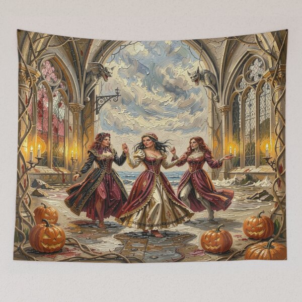 Item preview, Impasto Fantasy Cathedral Ritual Portrait designed and sold by FotoworldEdel.