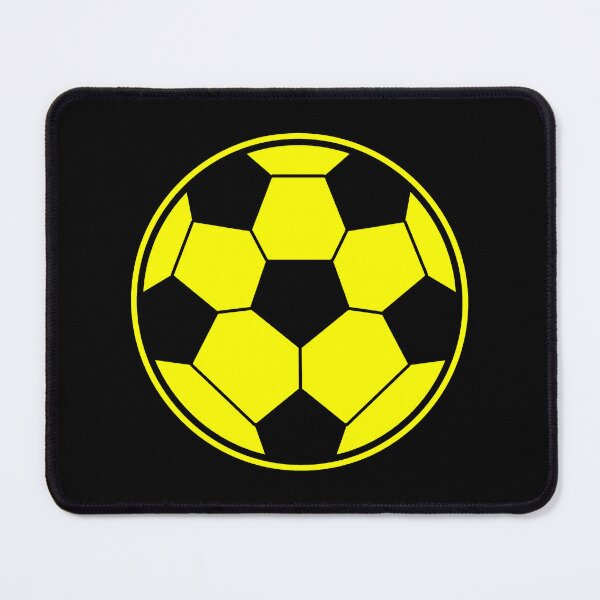 Item preview, Minimalist Yellow Soccer Ball Shape Football Sports Graphic designed and sold by pattern-archive.