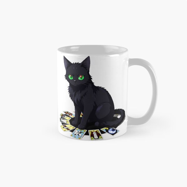 Item preview, Gothic Black Cat with Tarot Spread designed and sold by IllumeInk.