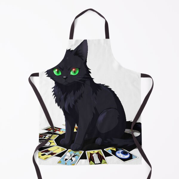 Item preview, Gothic Black Cat with Tarot Spread designed and sold by IllumeInk.