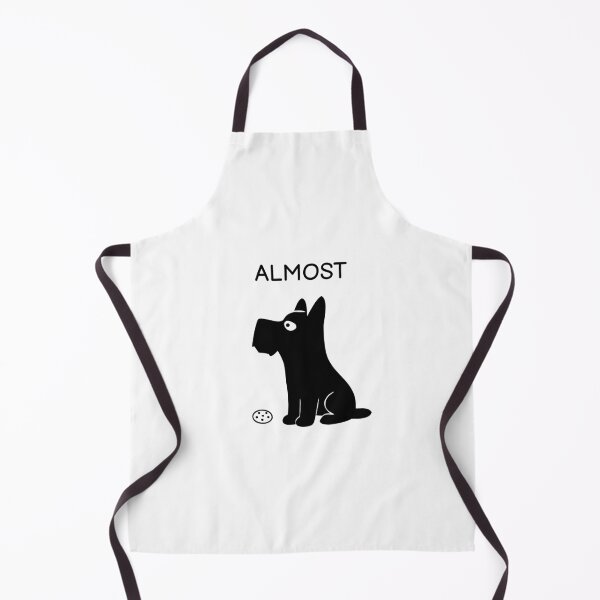 Item preview, Almost Funny Black Dog Sticker designed and sold by FUEGO & NOX.
