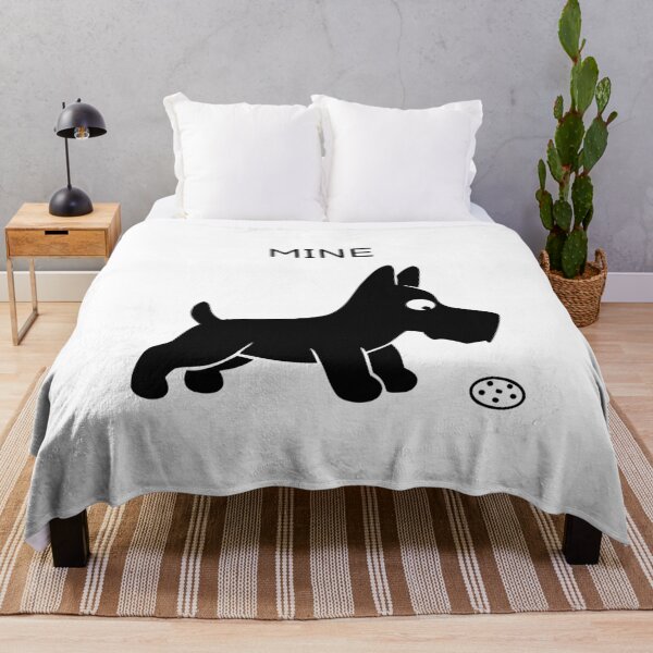 Item preview, Mine Funny Black Dog Sticker designed and sold by FUEGO & NOX.