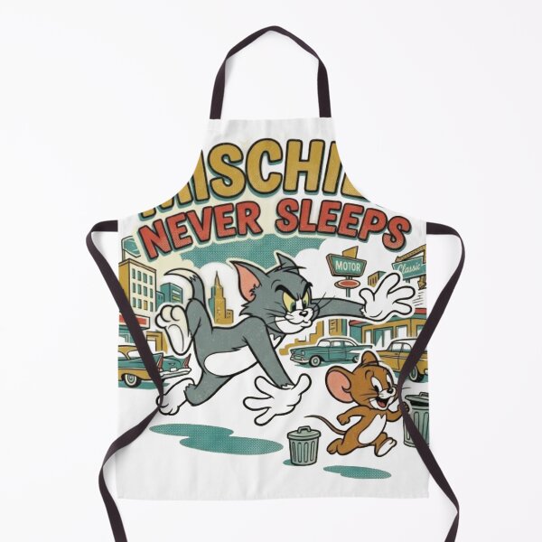Item preview, Mischief Never Sleeps Tom and Jerry Vintage Artwork designed and sold by DKSH1234.