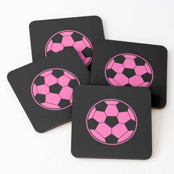 Item preview, Minimalist Pink Soccer Ball Shape Football Sports Graphic designed and sold by pattern-archive.