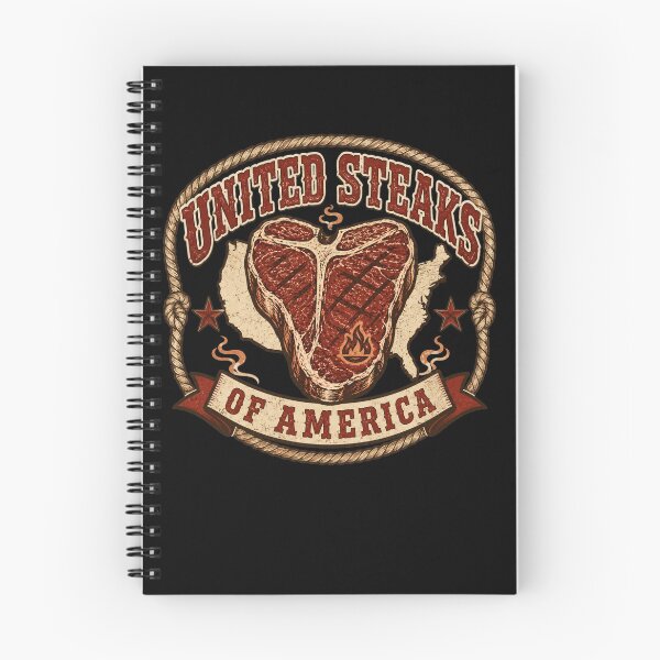 Item preview, United Steaks of America Funny BBQ Grill Master Patriotic Meat Lover designed and sold by THREE LITTLE BEANS.