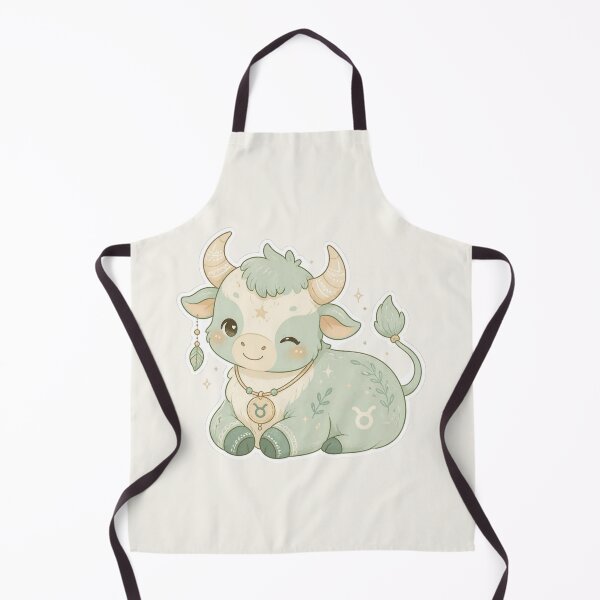 Item preview, Taurus Bull – Cute Pastel Zodiac Creature Sticker designed and sold by Cerys-GS.