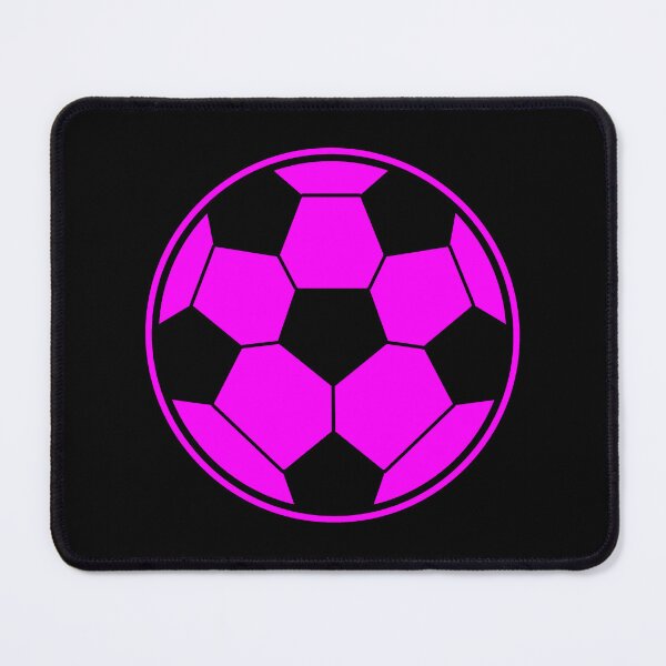 Item preview, Minimalist Magenta Soccer Ball Shape Football Sports Graphic designed and sold by pattern-archive.