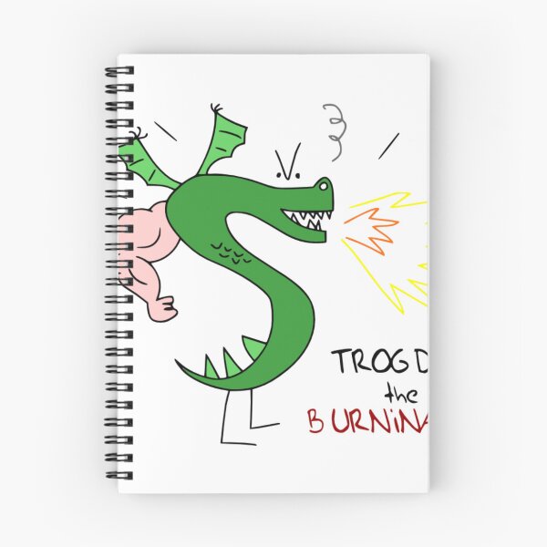 Item preview, Trogdor the Burninator Vintage Cartoon Dragon Funny Fan Art designed and sold by GEARSHIFT GRAPHICS.