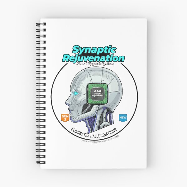 Item preview, Synaptic Rejuvenation Neural Upgrade Robot Badge designed and sold by octozap.
