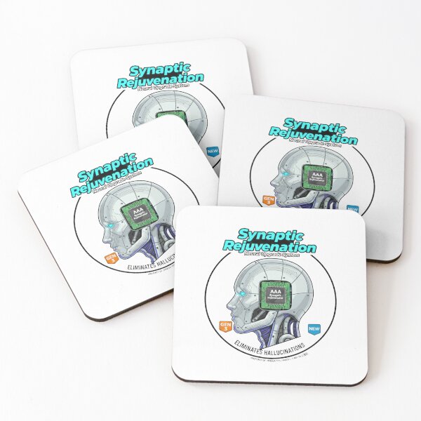 Item preview, Synaptic Rejuvenation Neural Upgrade Robot Badge designed and sold by octozap.