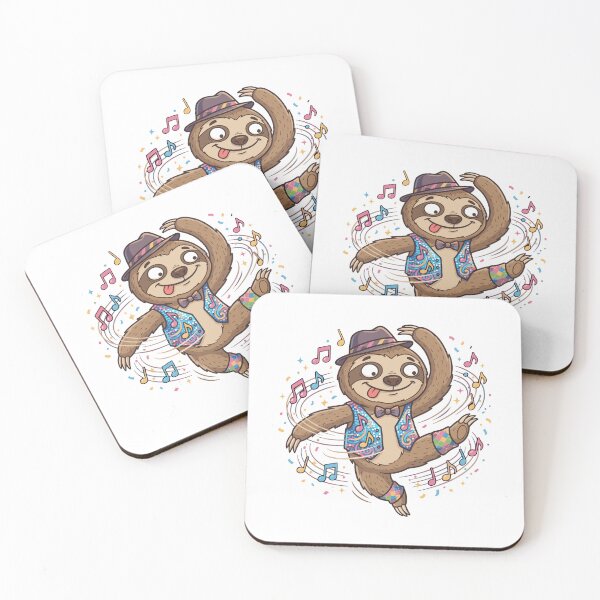 Item preview, Cute sloth dancing, funny sports design, Sports Gift designed and sold by BobaTeeStore.