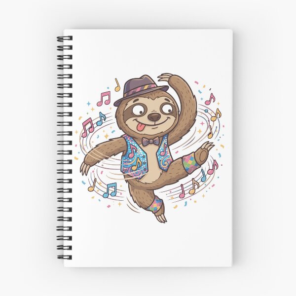 Item preview, Cute sloth dancing, funny sports design, Sports Gift designed and sold by BobaTeeStore.