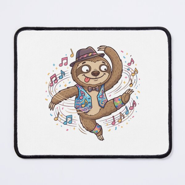 Item preview, Cute sloth dancing, funny sports design, Sports Gift designed and sold by BobaTeeStore.