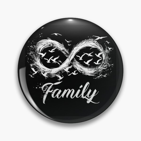 Item preview, Family Infinity Birds Eternal Love and Togetherness Design designed and sold by inkoutninja.