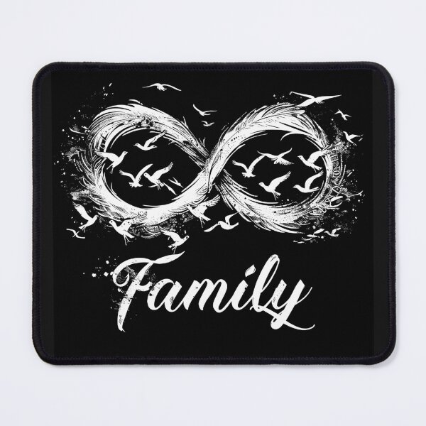 Item preview, Family Infinity Birds Eternal Love and Togetherness Design designed and sold by inkoutninja.