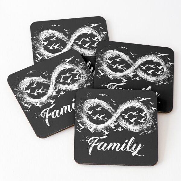 Item preview, Family Infinity Birds Eternal Love and Togetherness Design designed and sold by inkoutninja.