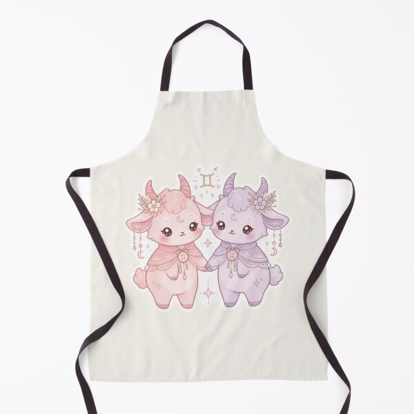 Item preview, Gemini Twins – Cute Pastel Zodiac Duo Sticker designed and sold by Cerys-GS.
