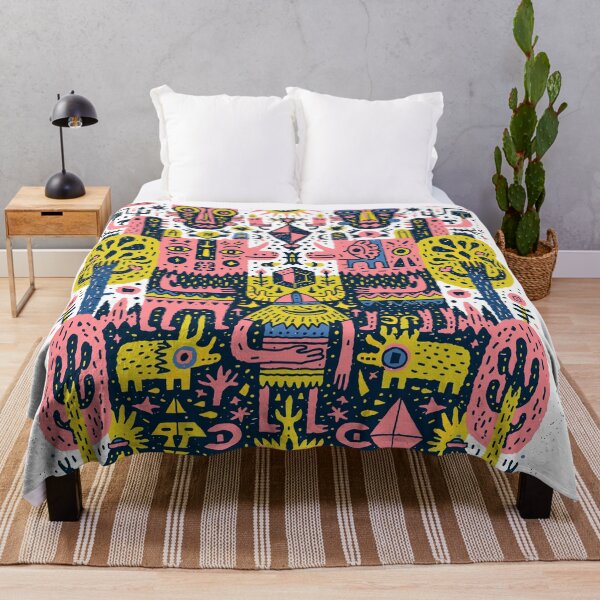 Item preview, Intricate Mythical Folk Art Dreamscape designed and sold by Romgora.