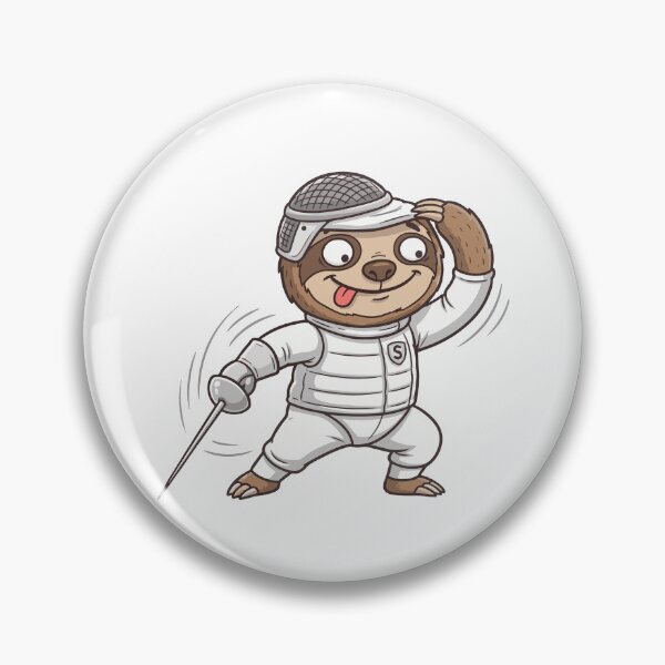 Item preview, Cute sloth Fencing, funny sports design, Sports Gift designed and sold by BobaTeeStore.